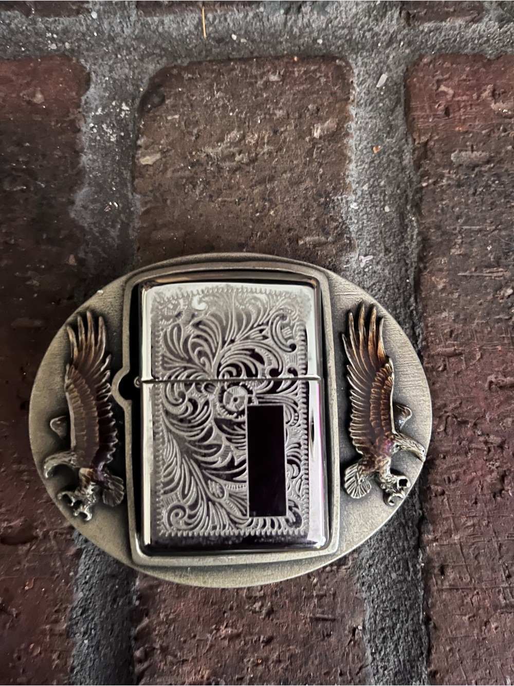 Zippo Venetian Belt Buckle Lighter